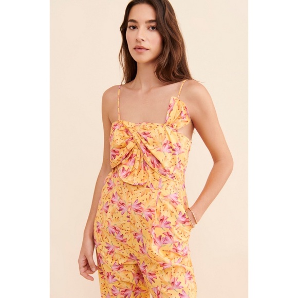 Farm Rio Banana Sunshine Bow Top Jumper L - Picture 3 of 11